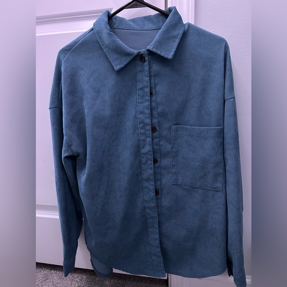 oversized button down